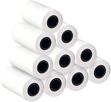 Caja de 25 Rollos de papel térmico de 57x38 mm