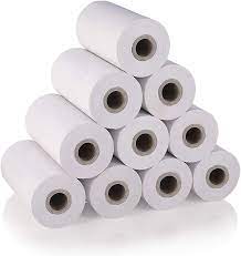 Tira de 10 Rollos de papel térmico de 80mm x 70mm